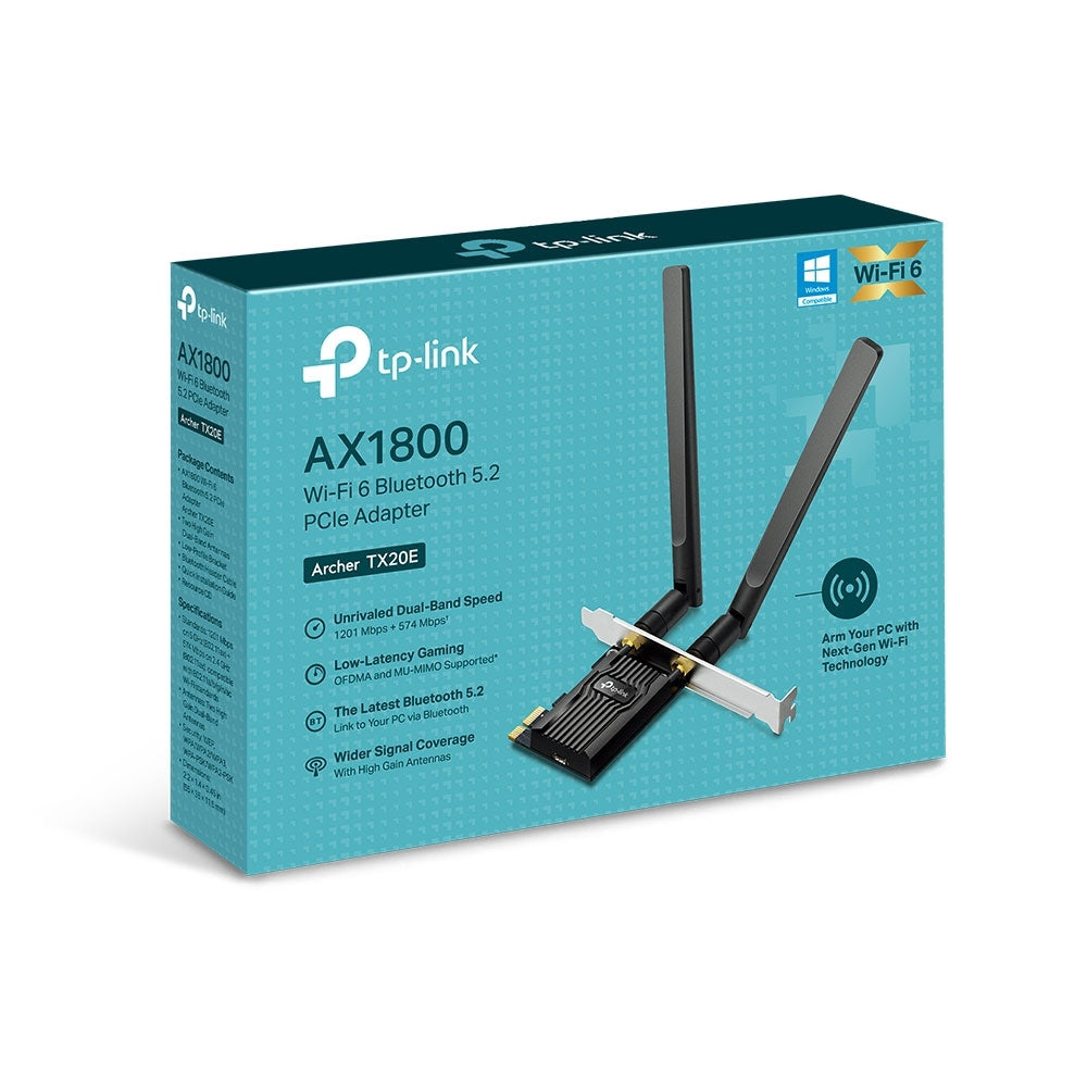 Tp-Link Adaptador Pcie Ax1800 Wi-Fi 6 Bluetooth 5.2 /Archer Tx20E