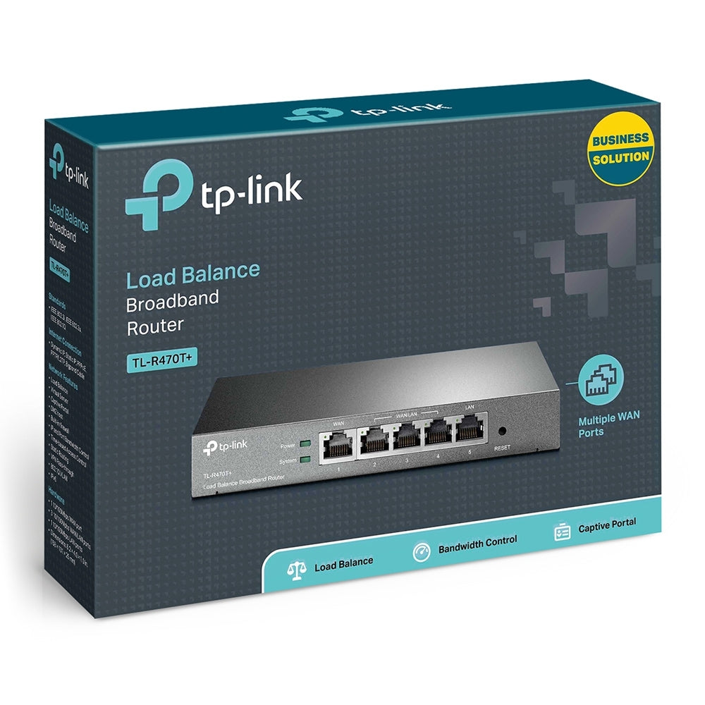 Router Balanceador De Cargas Tp-Link Tl-R470T+ Banda Ancha