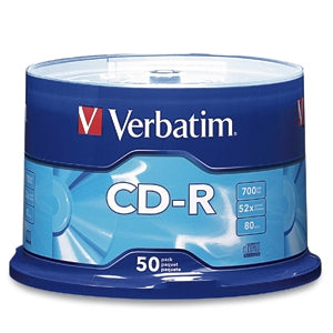 Disco Cd-R Verbatim 94691 700 Mb 50 52X 80 Min