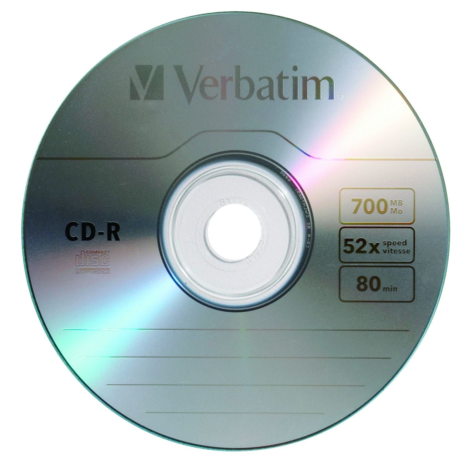 Disco Cd-R Verbatim 94691 700 Mb 50 52X 80 Min