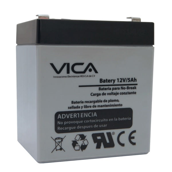 Batería Para No Break Vica 5 Ah De Reemplazo 12V