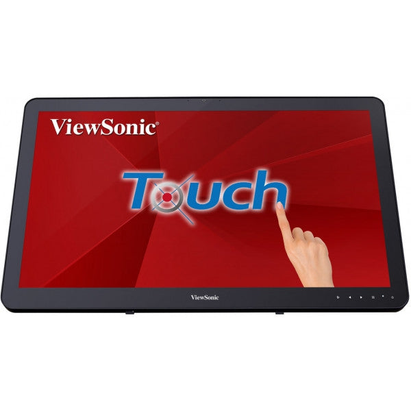 Monitor Touch Viewsonic Td2430/ Tecnologia Capacitiva/  24 Pulgadas/ Full Hd / 1920 X 1080 / Vga / Hdmi / Vesa / Cable Hdmi /Cable Usb-A A Usb-B/ 3 Años De Garantia