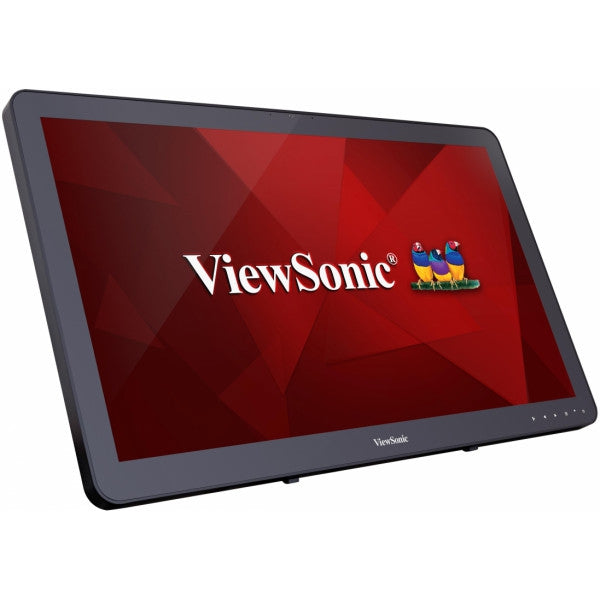 Monitor Touch Viewsonic Td2430/ Tecnologia Capacitiva/  24 Pulgadas/ Full Hd / 1920 X 1080 / Vga / Hdmi / Vesa / Cable Hdmi /Cable Usb-A A Usb-B/ 3 Años De Garantia