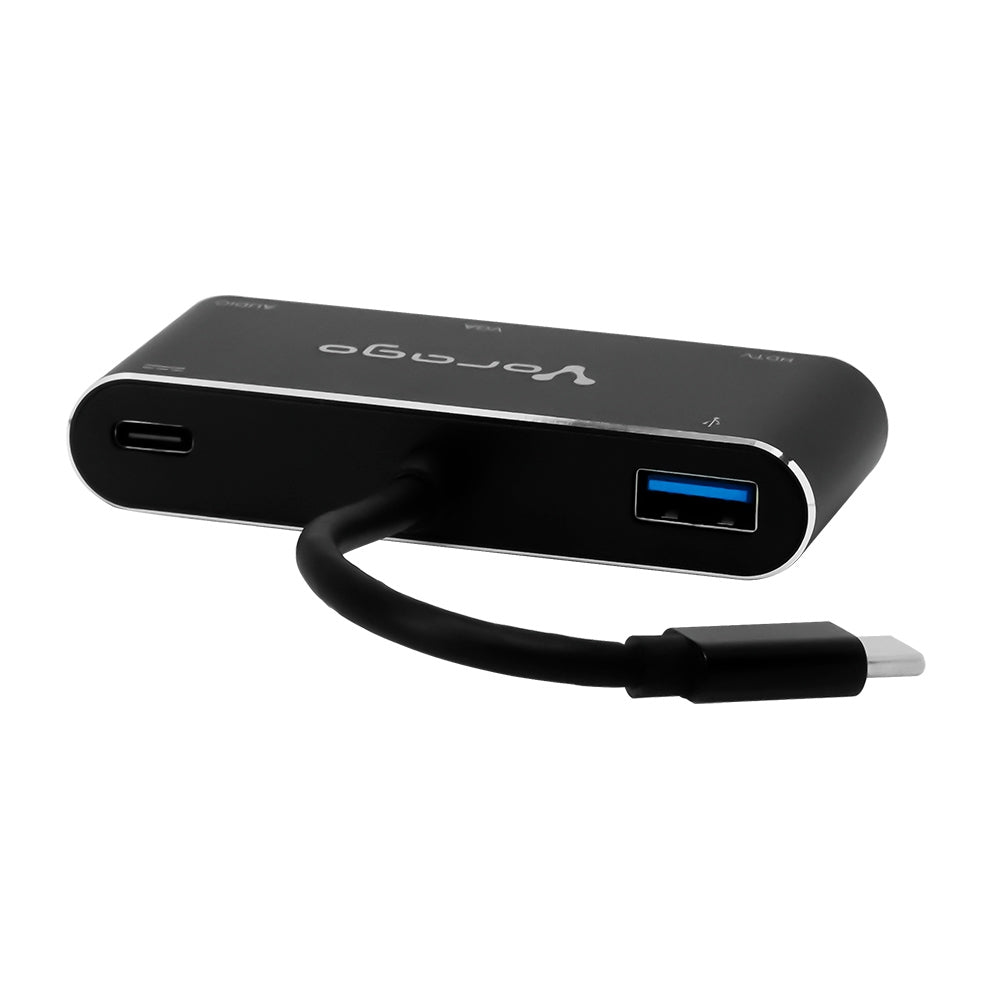 Convertidor Vorago Adp-350 En 1 Usb Tipo Hdmi Vga 3.0 Jack 3.5Mm Pd