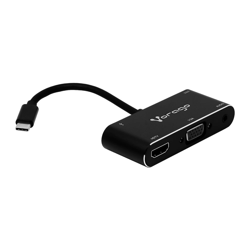 Convertidor Vorago Adp-350 En 1 Usb Tipo Hdmi Vga 3.0 Jack 3.5Mm Pd