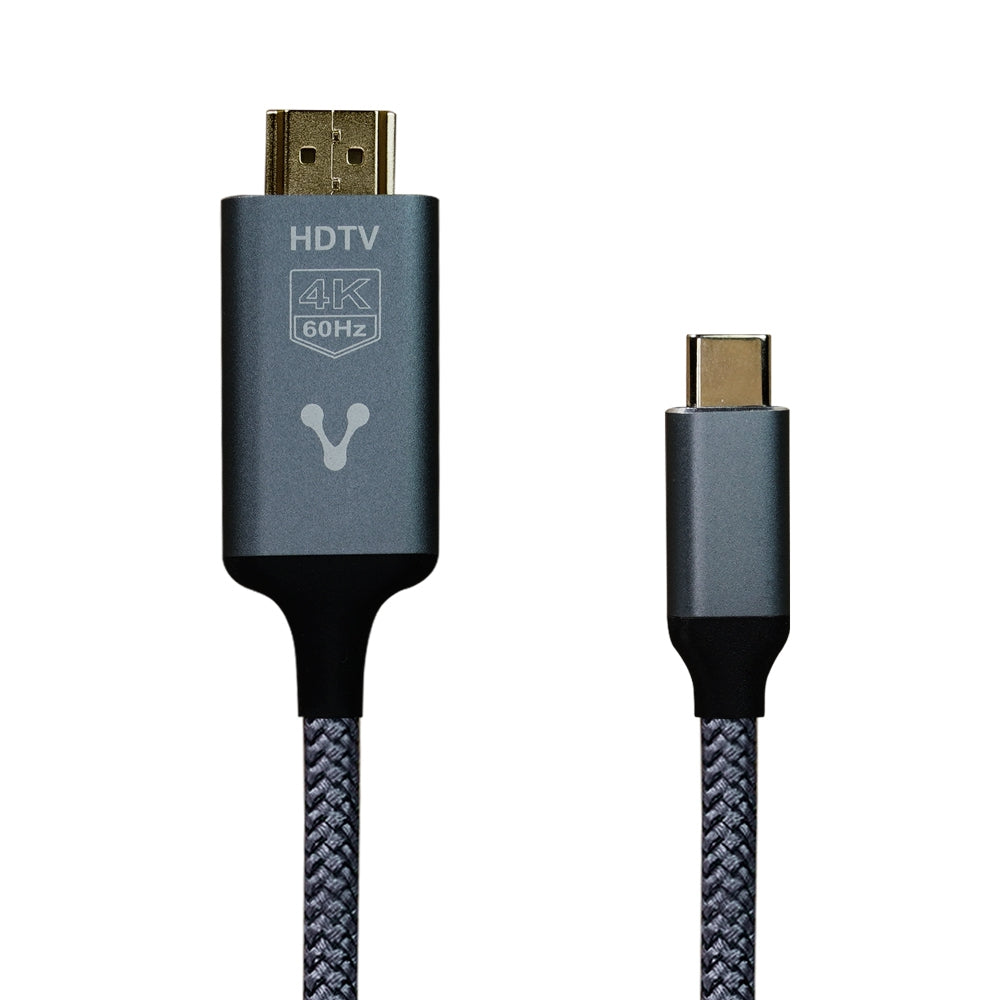 Cable Convertidor Vorago Tipo C A Hdmi 4K 1.8 Mt (Rev. Compatibilidad) Cab-310