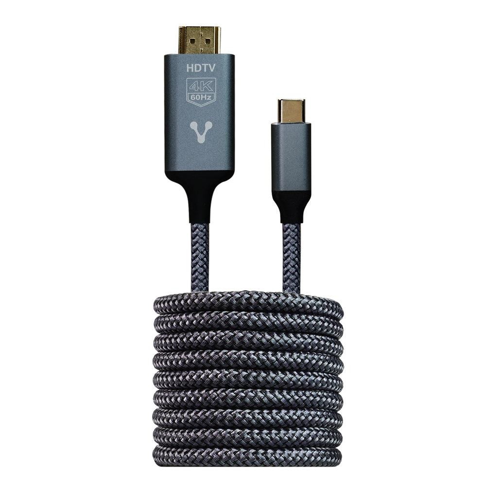 Cable Convertidor Vorago Tipo C A Hdmi 4K 1.8 Mt (Rev. Compatibilidad) Cab-310