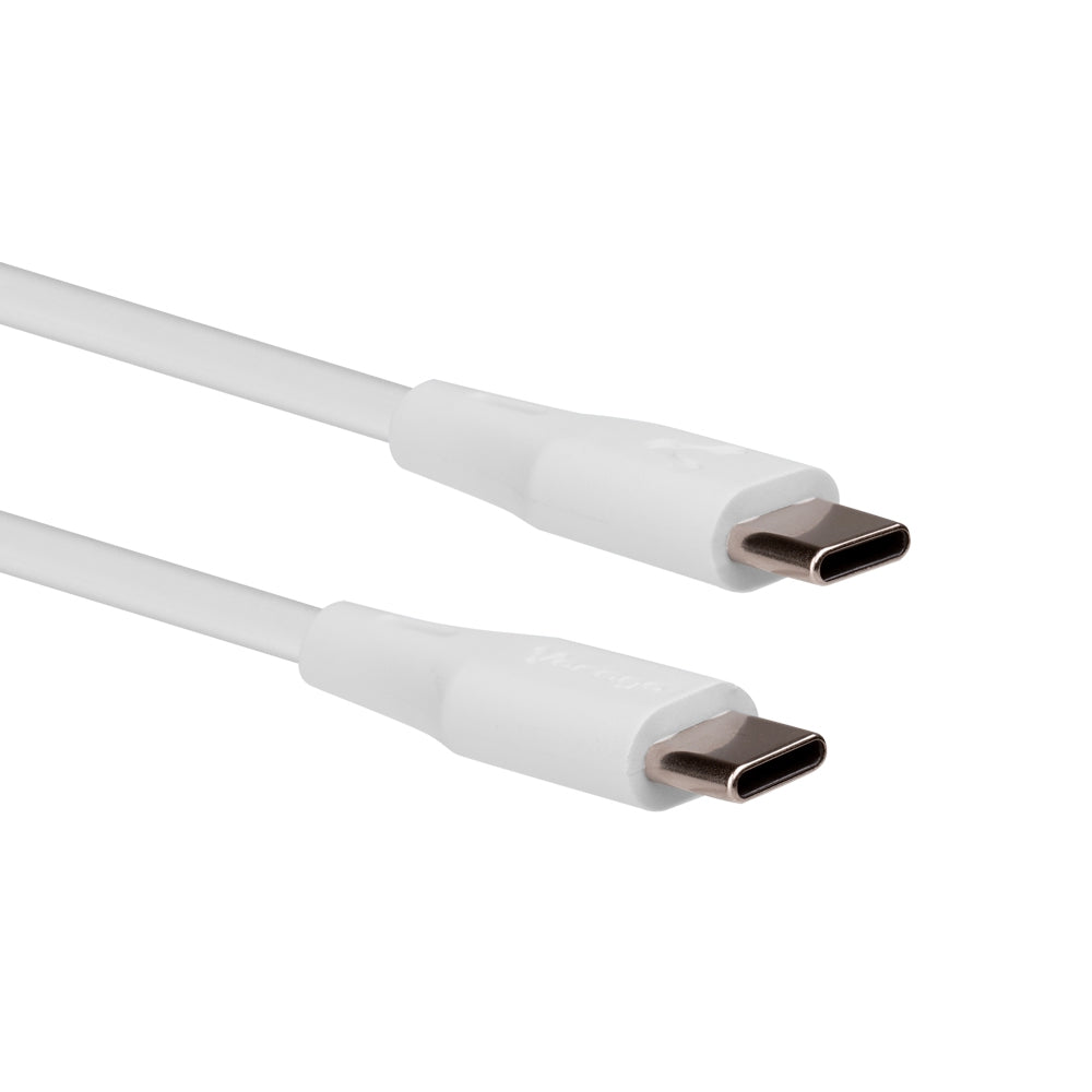 Cable Vorago Usb Tipo C- Usb Tipo C 1 Metro Carga Rapida Blanco (Cab-Cc01W)