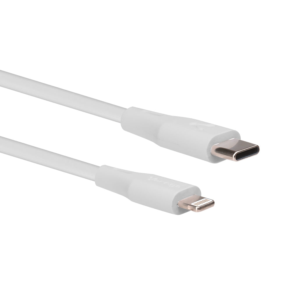 Cable Vorago Tipo C-  Lightning 20W 1 Metro Carga Rápida  Blanco (Cab-Cl01W)