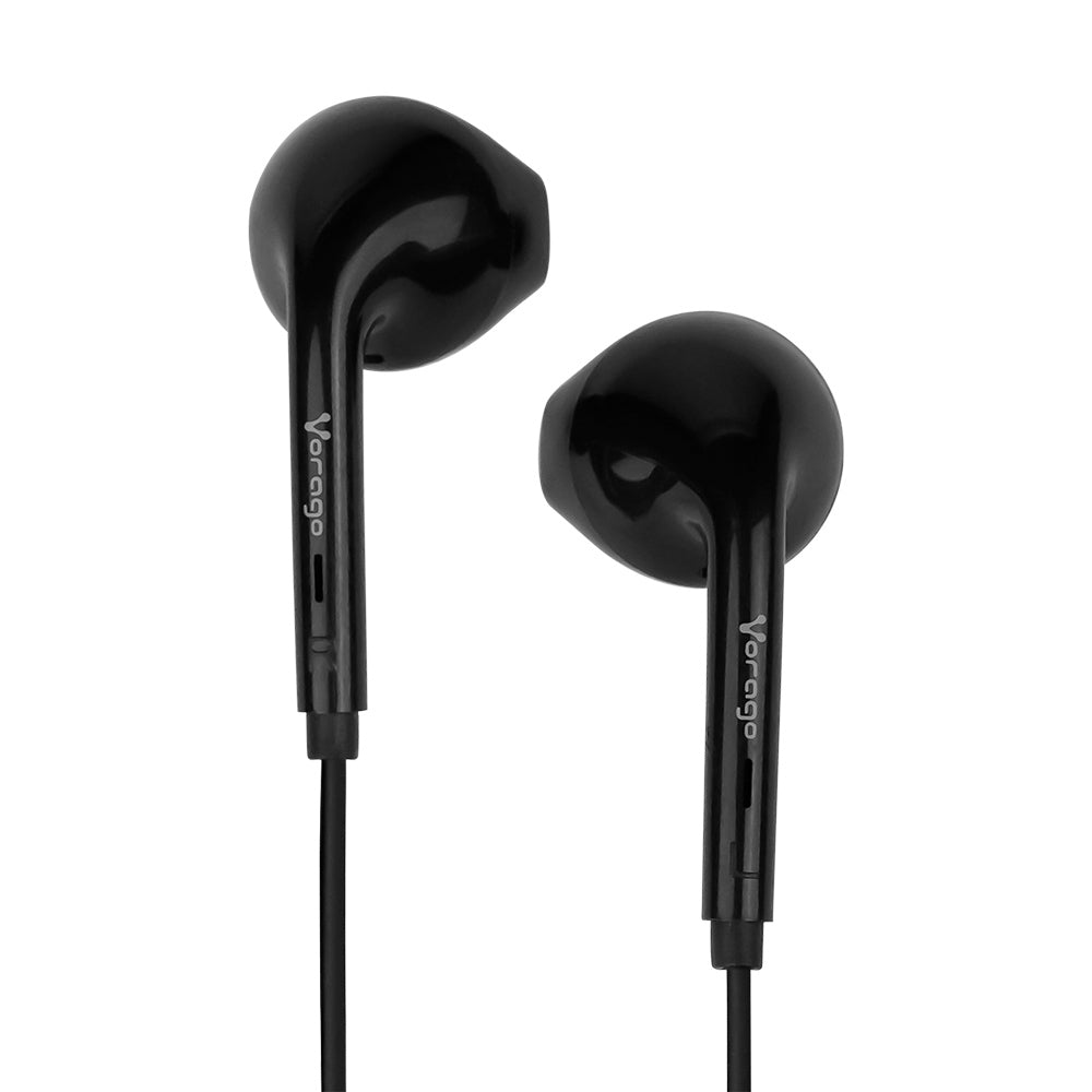 Audifono Vorago Manos Libres 3.5Mm Ctrl Vol. Y Microf Neg Ep-201-V2-Bk