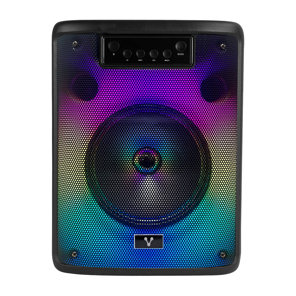 Bafle Vorago 8" Bt 10 Watts Rms/Tws 4 Hrs Carga Usb Tipo C (Ksp-303)