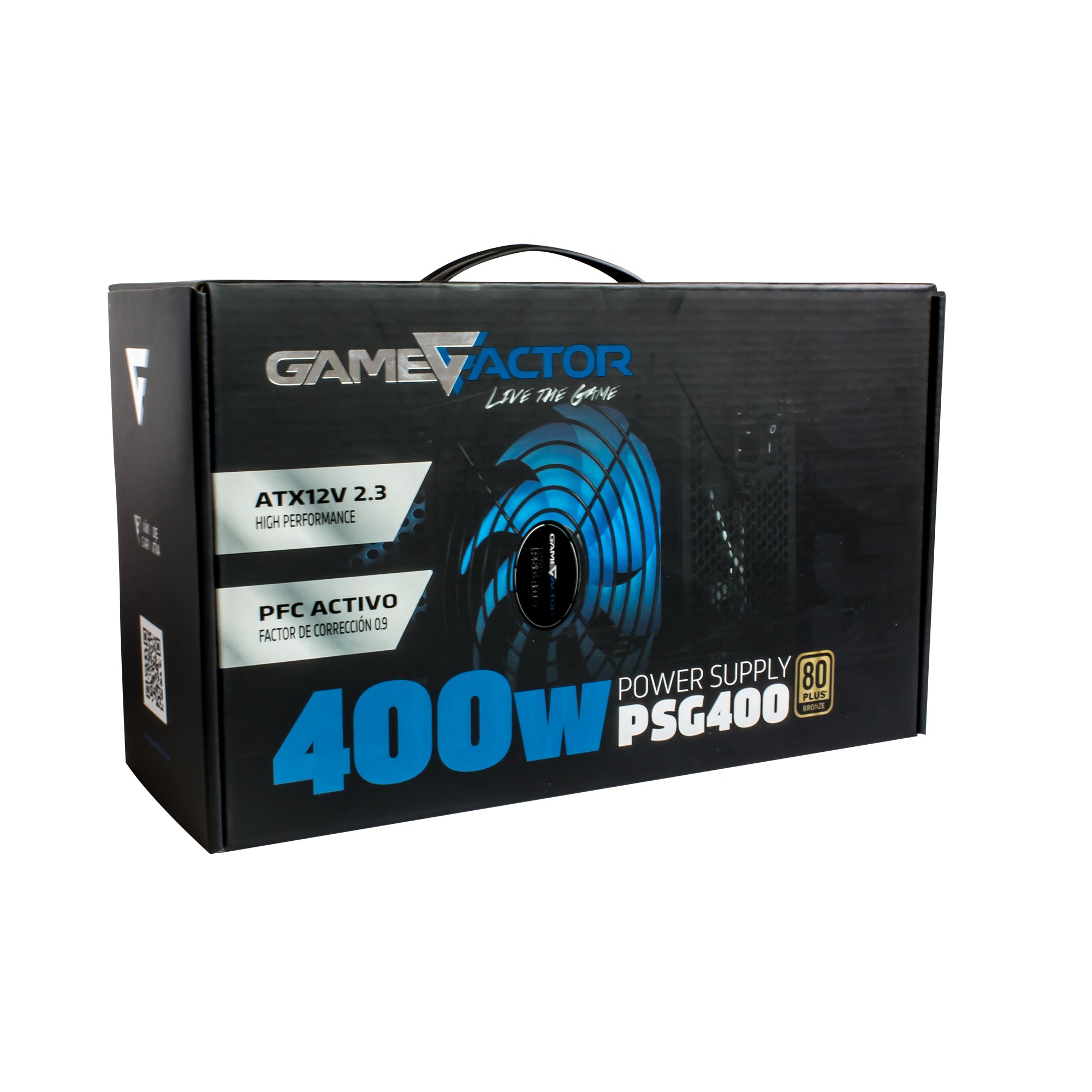 Fuente De Poder Game Factor 400Watts 80 Plus Bronze Psg400