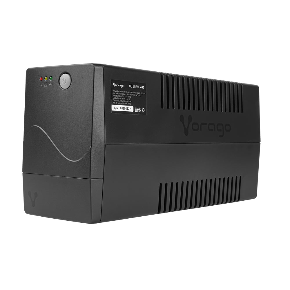 No Break Vorago Ups-400 1000 Va 600W Contactos Respaldo Hogar Y Oficina