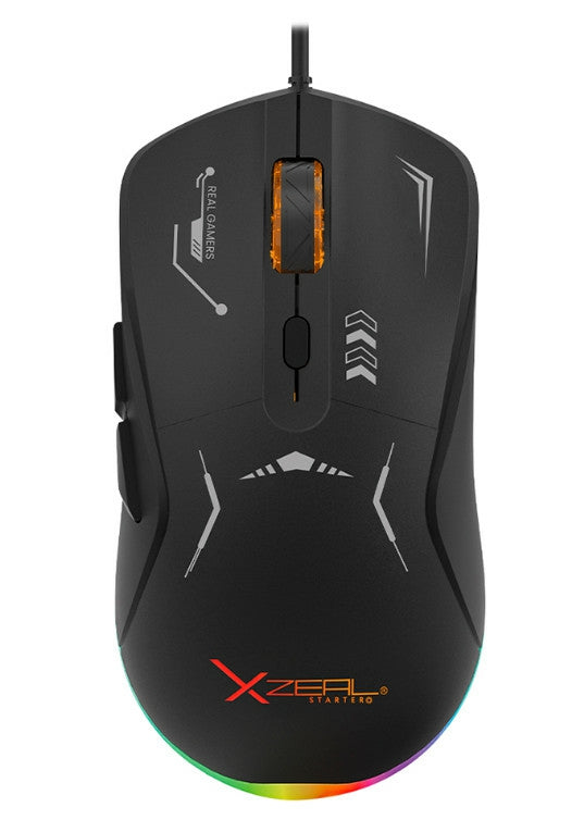 Mouse Xzeal Xst-401 Gamer Negro. Xsamga2B.