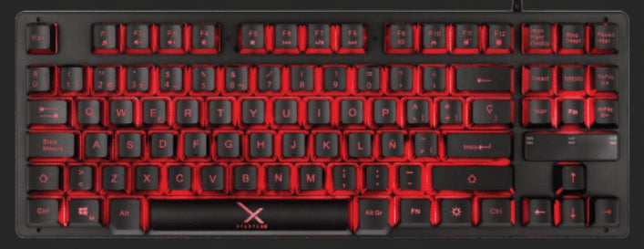 Teclado Gamer Xzeal Xsatga1B Alambrico Starter.