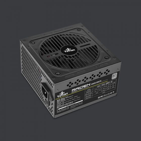 Fuente De Poder Yeyian Yfw-50020-01 Raiden 500W 80+ Wh Non-Modular