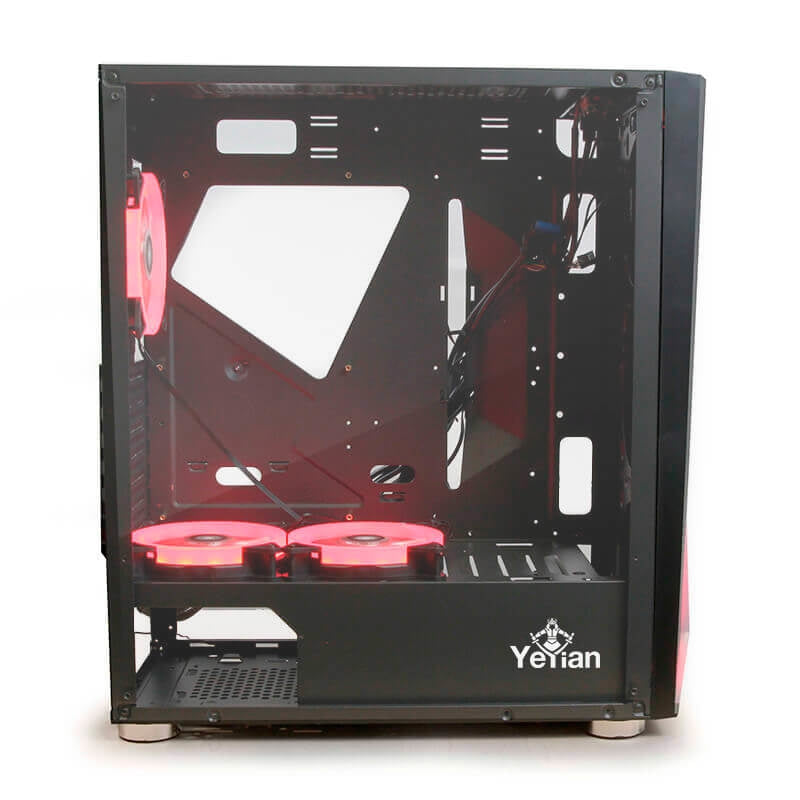 Gabinete Armageddon Rgb Yeyian Yga-68809 Atx Negro /