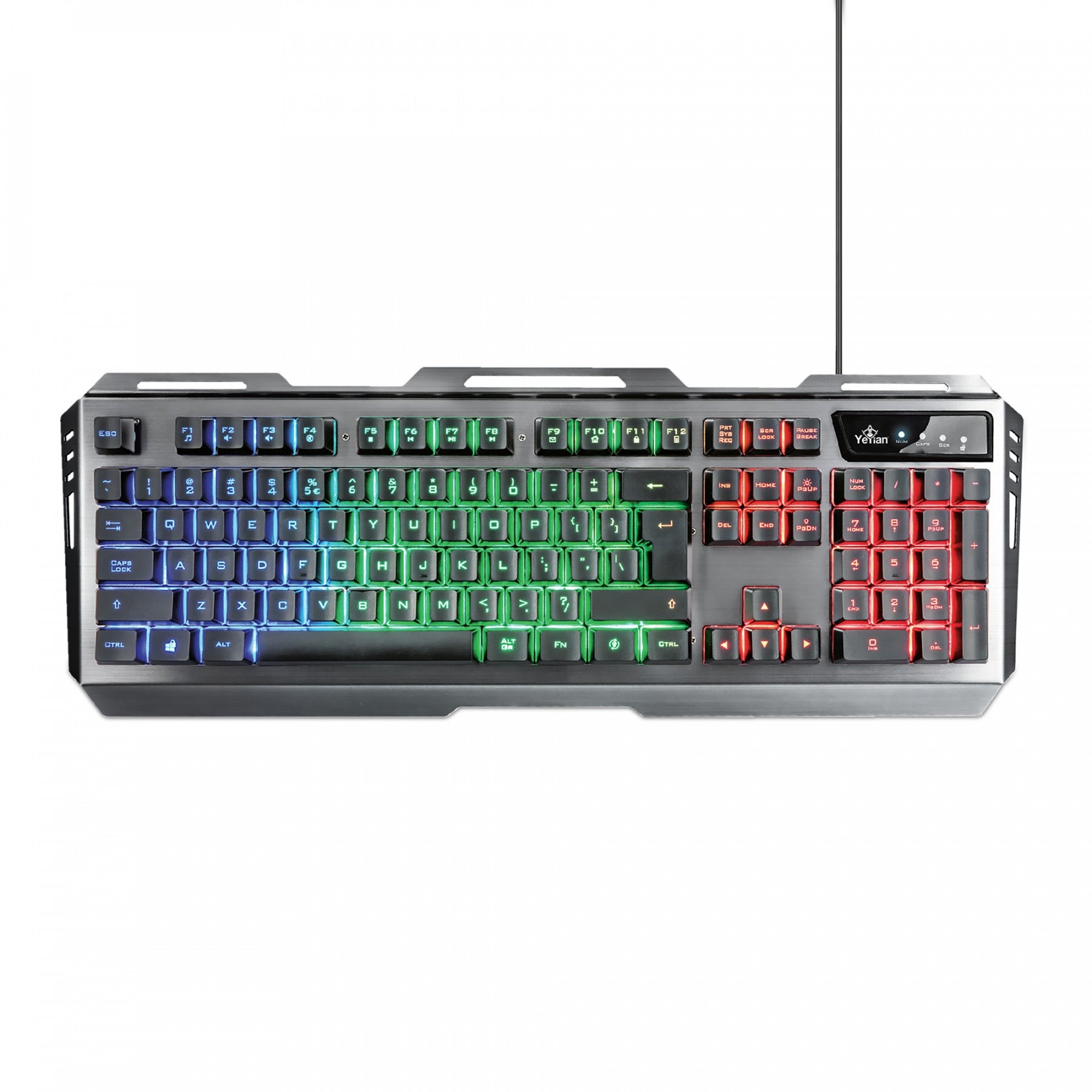 Kit Teclado Y Mouse Gaming Yeyian Ykp-20706 Led Phoenix 3000 Usb