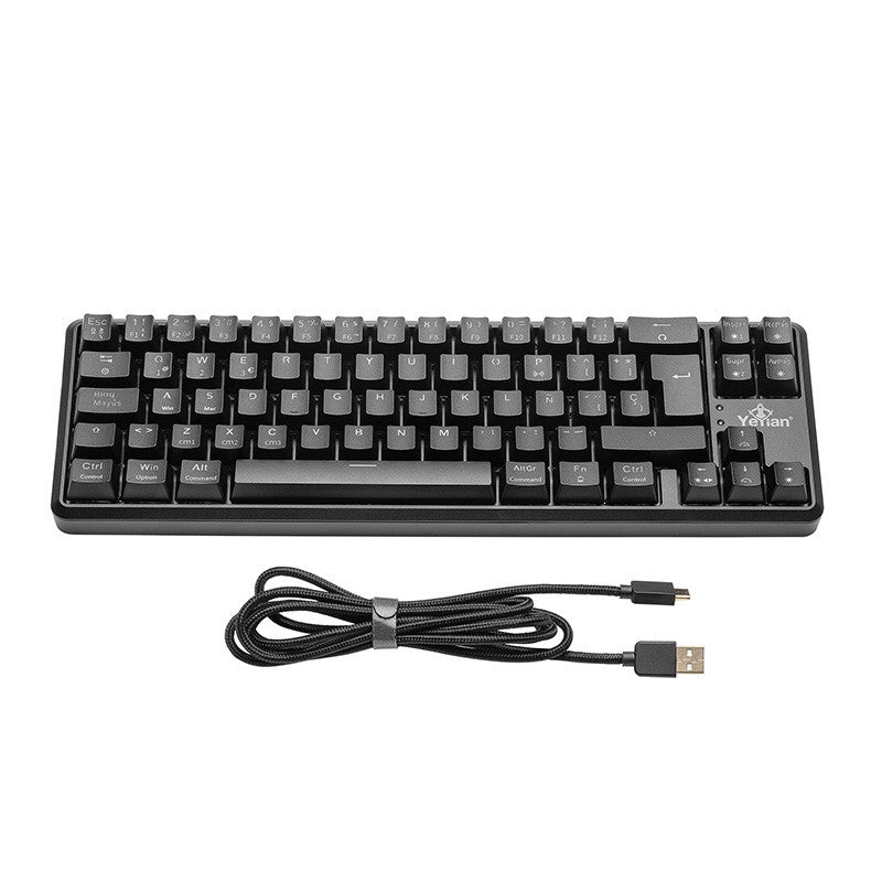 Teclado Gaming Yeyian Ytm-28209R Gamer Akil S3500 Mecanic Switch Rojorgb/Bt