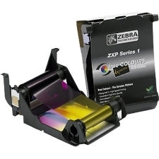 Cinta 5 Paneles De Color Zebra Zxp1 Ribbon Ymcko 100 Impresiones