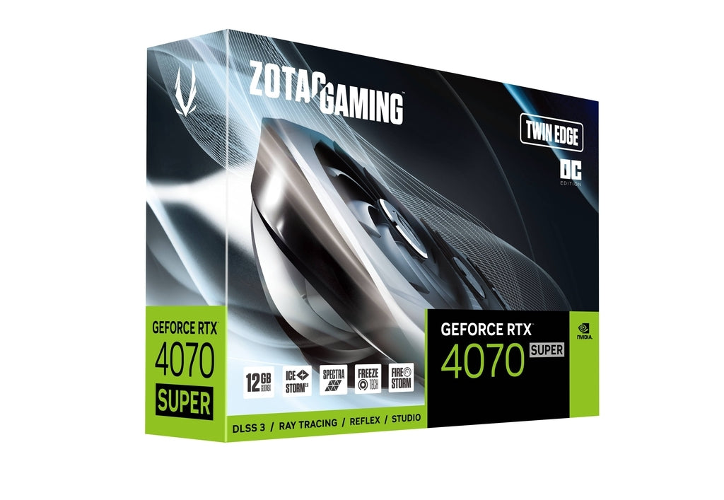 Tarjeta De Video Zotac Geforce Rtx 4070 Super Twin Edge Oc 12Gb